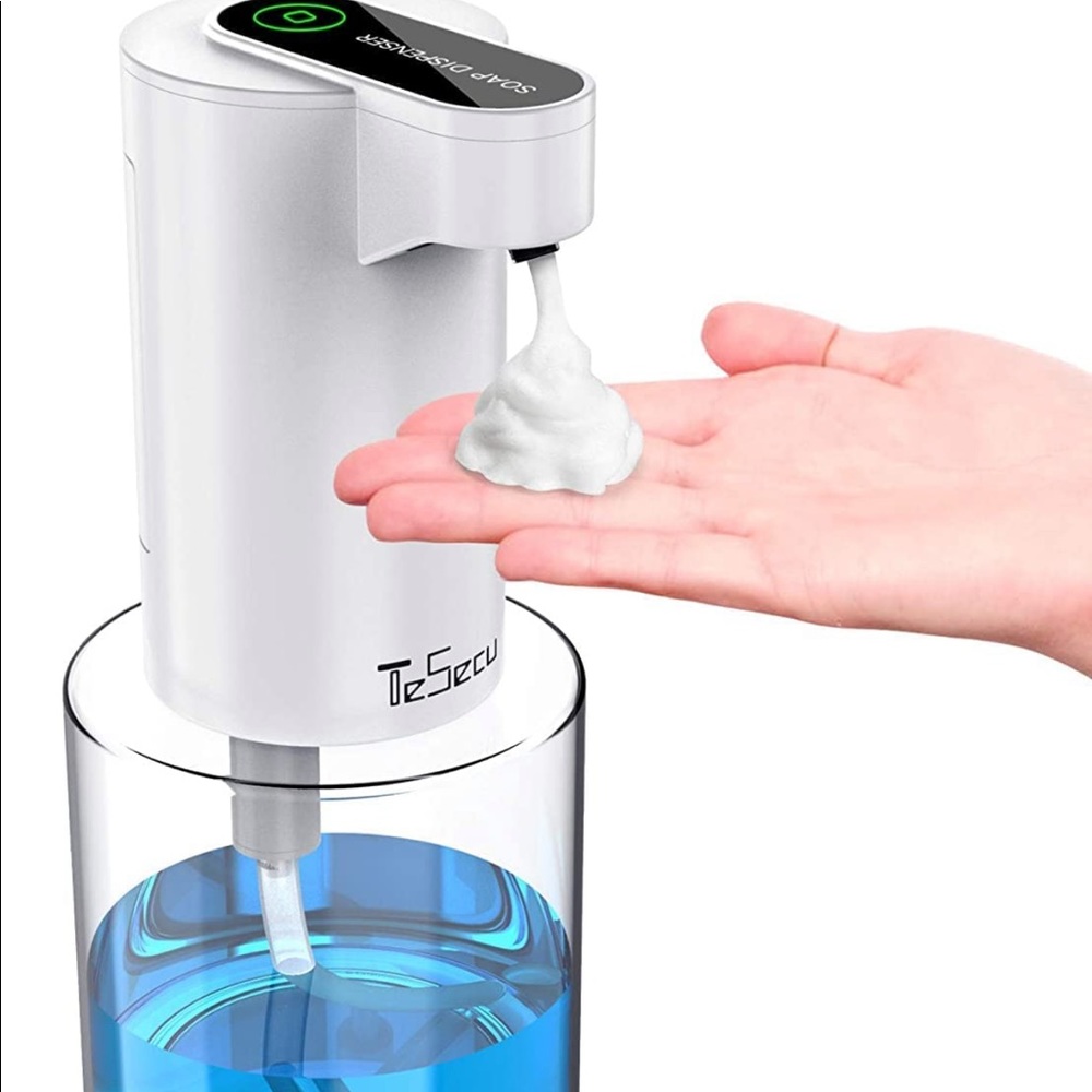 NEW! Touchless Soap Dispenser Automatic Foam Hands-Free Countertop Transparent